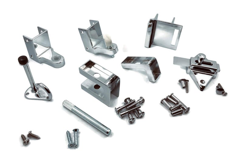 Harris Hardware DS-1-78 Die Cast Zamac Inswing Door Hardware  7/8 in. Door 1-1/4 in. Pilaster